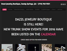 Tablet Screenshot of dazzljewelry.com